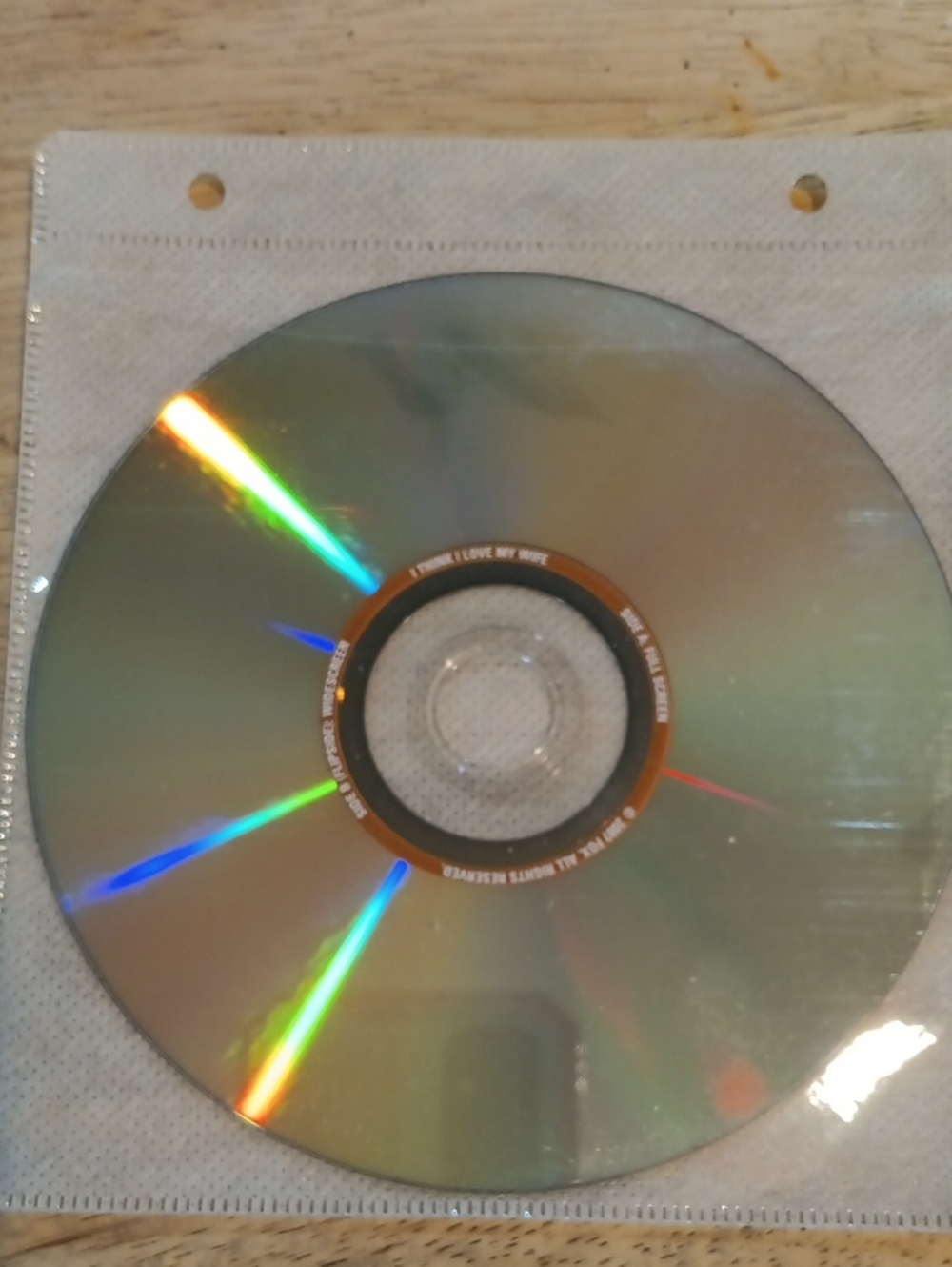 I Think I Love My Wife DVD *NO CASE*